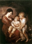 Madonna col bambino e S. Giovannino di Rubens a S. Maria del Giglio.jpg